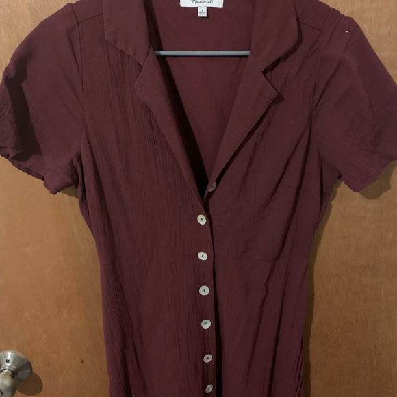 Madewell crinkle cotton dress NWOT size 4 - Picture 4 of 4